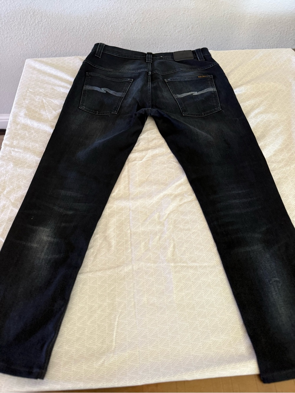 Nudie Jeans Slim Straight Black Wash Jeans